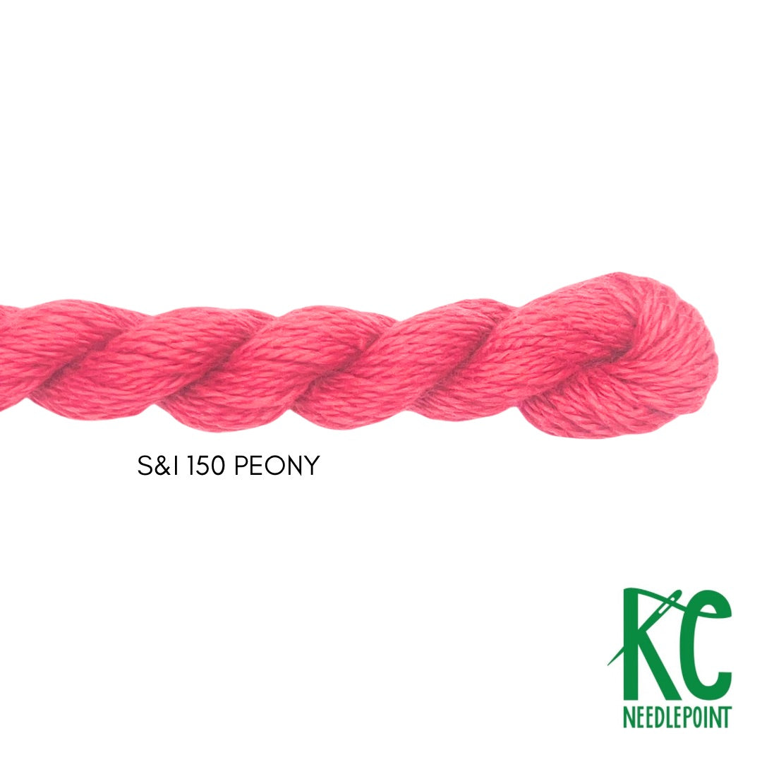 Silk & Ivory 150 Peony - KC Needlepoint