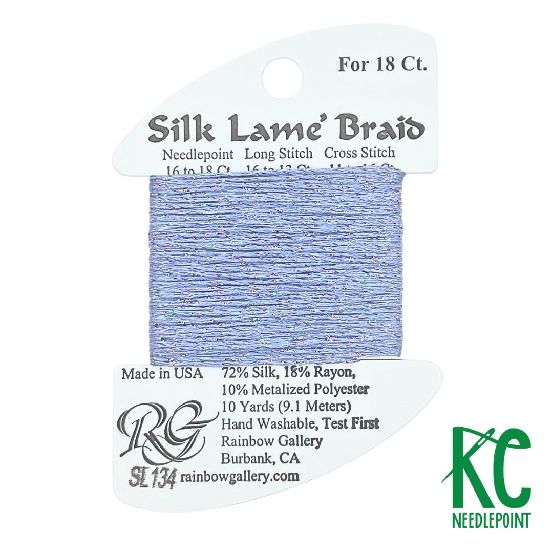 Silk Lamé Braid SL134 Misty Lilac – KC Needlepoint