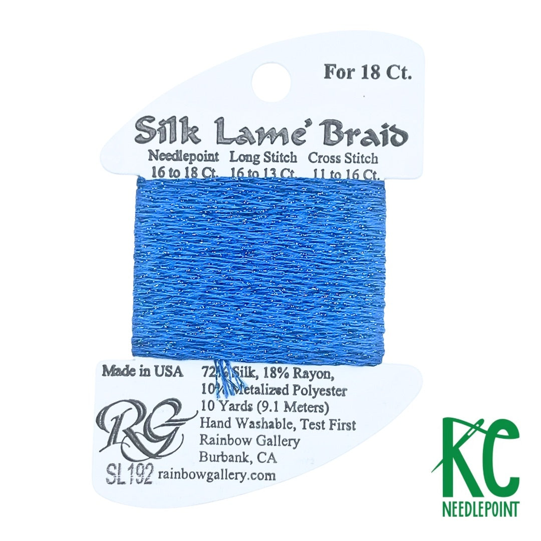Silk Lamé Braid SL192 Bluebird - KC Needlepoint