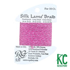 Silk Lamé Braid SL80 Pink Carnation - KC Needlepoint