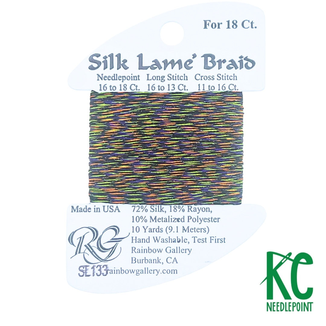 Silk Lamé Braid SL133 Halloween - KC Needlepoint