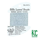 Silk Lamé Braid SL170 Blue Fog - KC Needlepoint