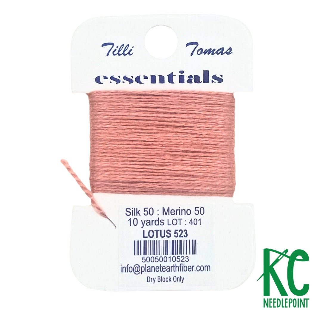 Essentials Card 523 Lotus - KC Needlepoint