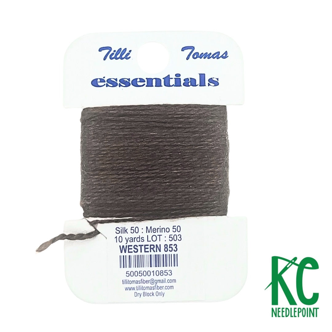 Essentials Card 853 Western - KC Needlepoint