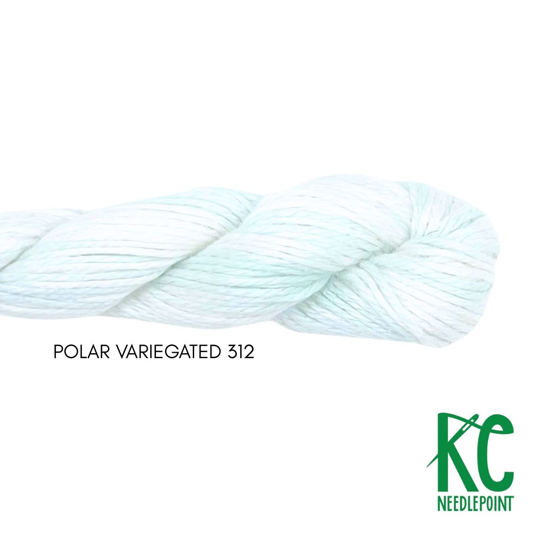 Pepper Pot Silk Variegated Skein 312 Polar - KC Needlepoint