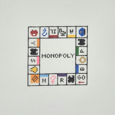 Mini Monopoly Canvas - KC Needlepoint