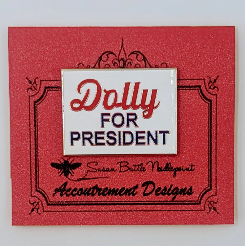Dolly for President Needle Minder - KC Needlepoint