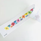 Multicolored Flora Belt/Strap Canvas - KC Needlepoint