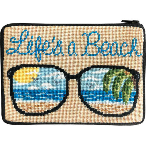 Life's A Beach Purse Kit - KC Needlepoint