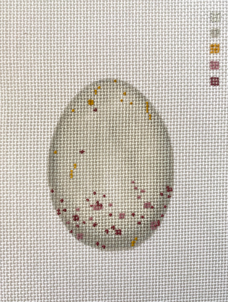 Storm Kestrel Egg Canvas - KC Needlepoint
