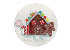 Gingerbreads Round Canvas - KC Needlepoint