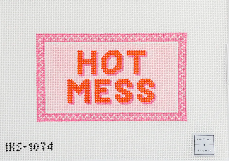 Hot Mess Canvas - KC Needlepoint