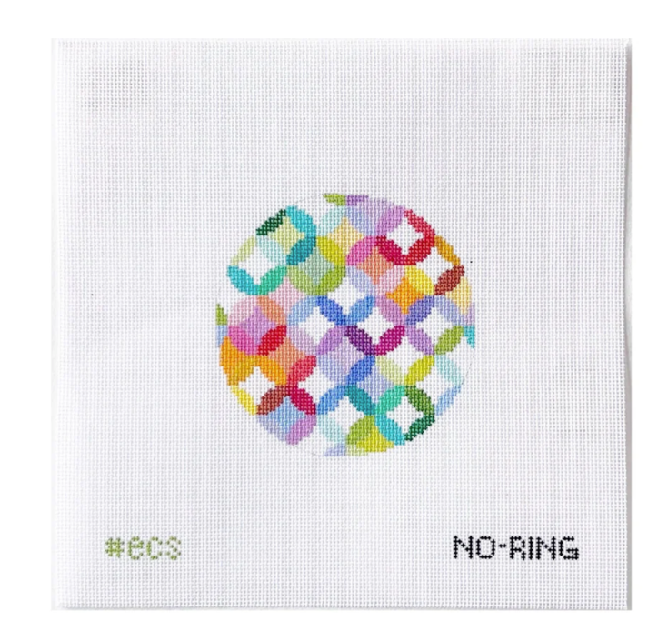 Quilt Ring Round Canvas - KC Needlepoint