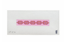 Pink Links Key Fob Canvas - KC Needlepoint