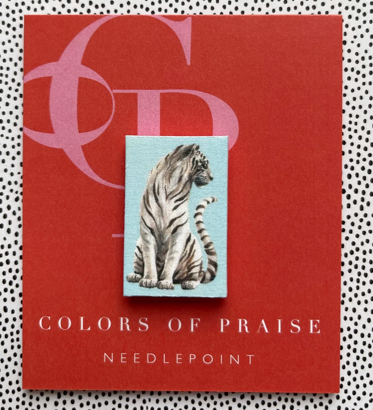 Tiger Needle Minder - KC Needlepoint