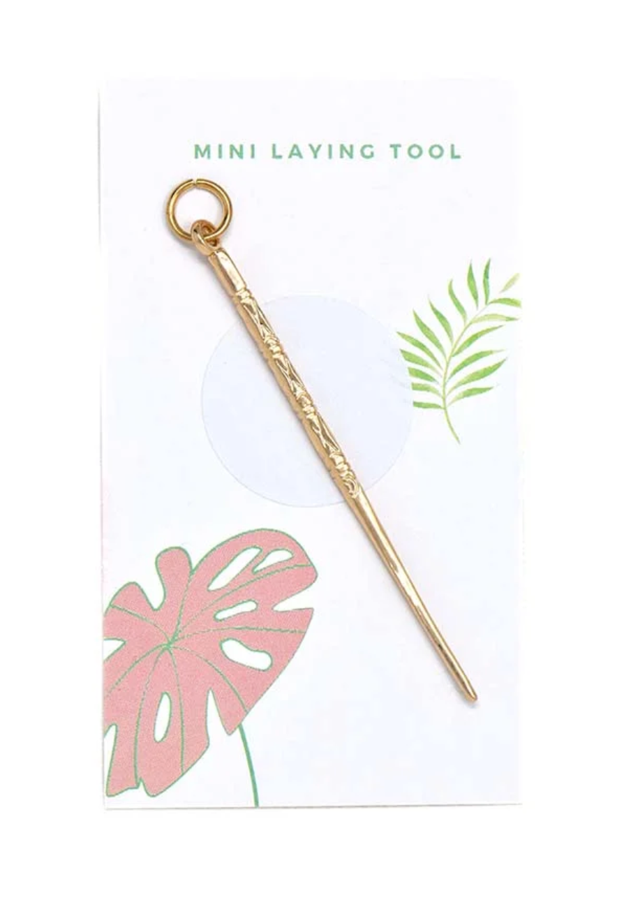 Gold Mini Laying Tool - KC Needlepoint