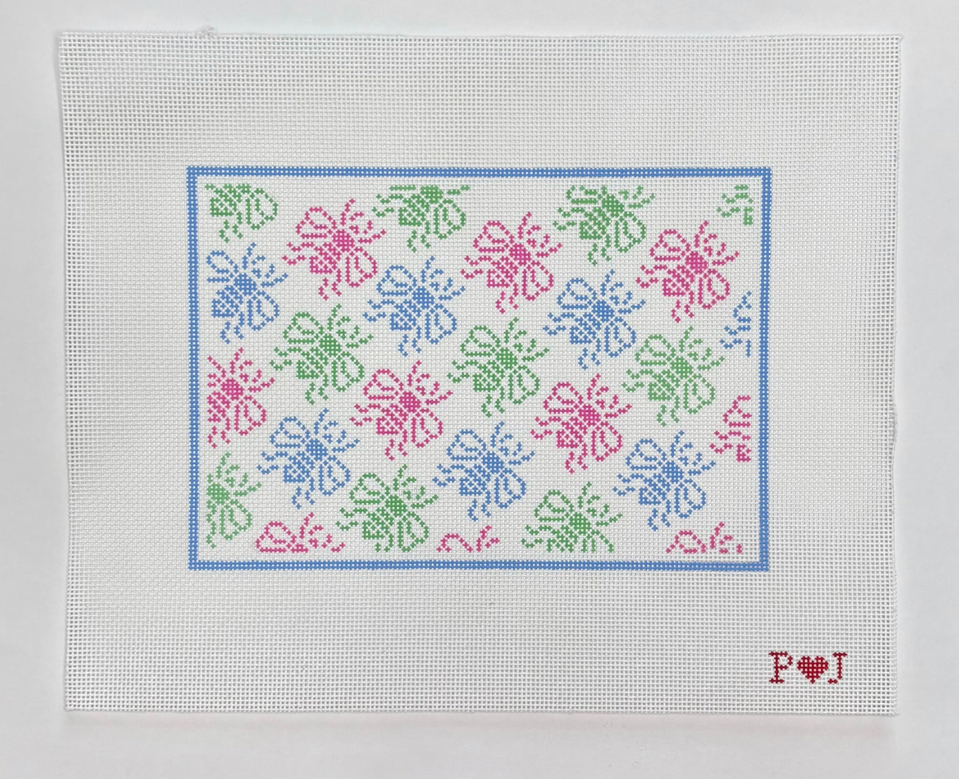 Queen Bees Starburst Canvas - KC Needlepoint