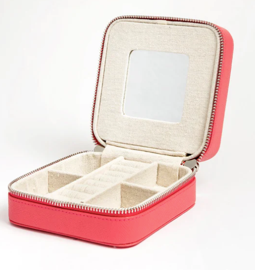 5" Leather Jewelry Box - KC Needlepoint