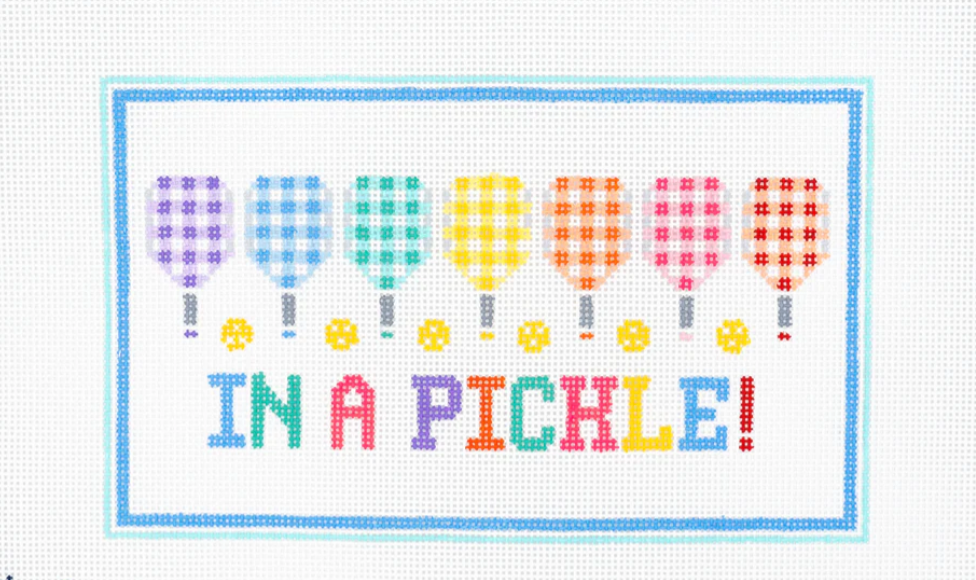 In a Pickle Canvas - KC Needlepoint