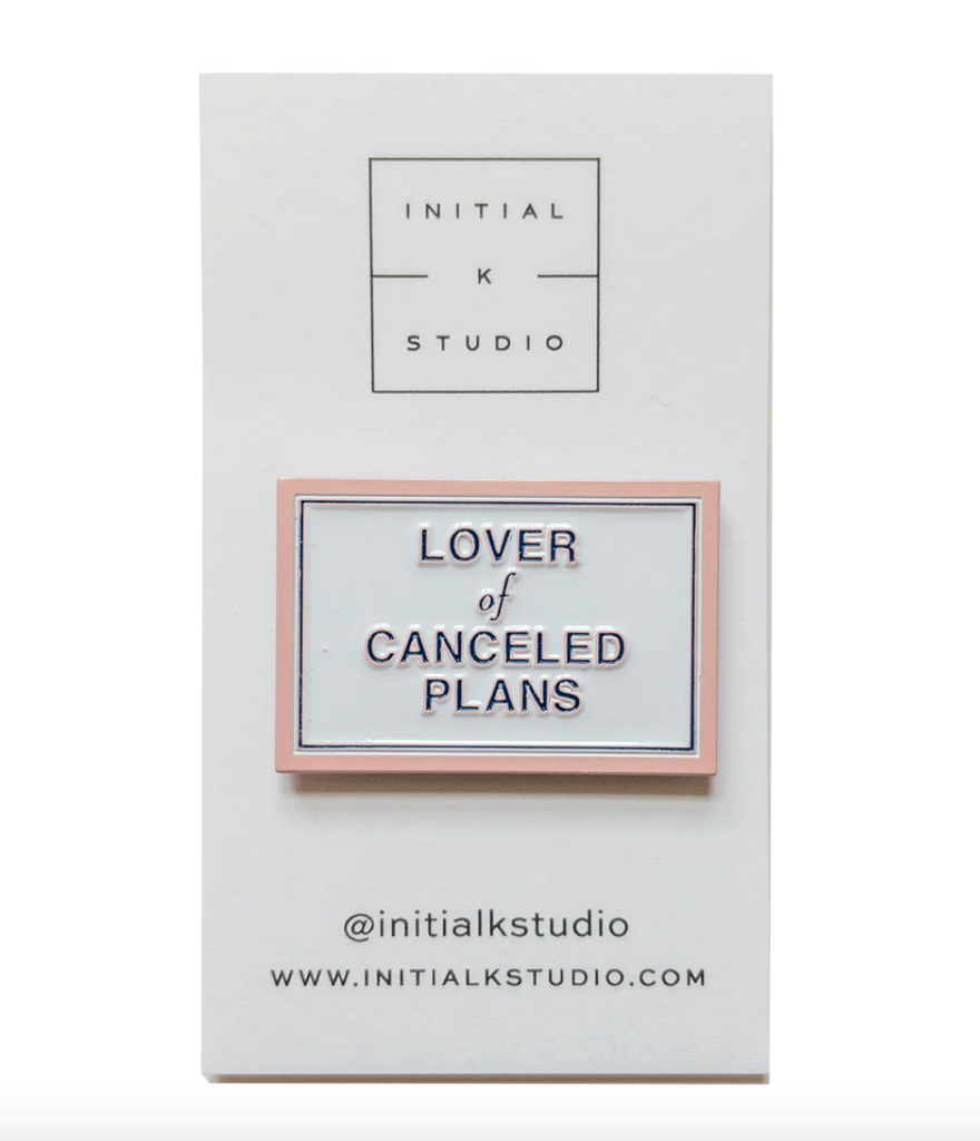 Lover of Cancelled Plans Needle Minder Canvas - KC Needlepoint