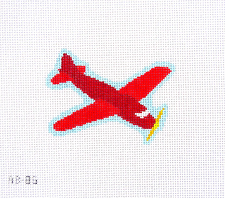 Little Plane Canvas - KC Needlepoint