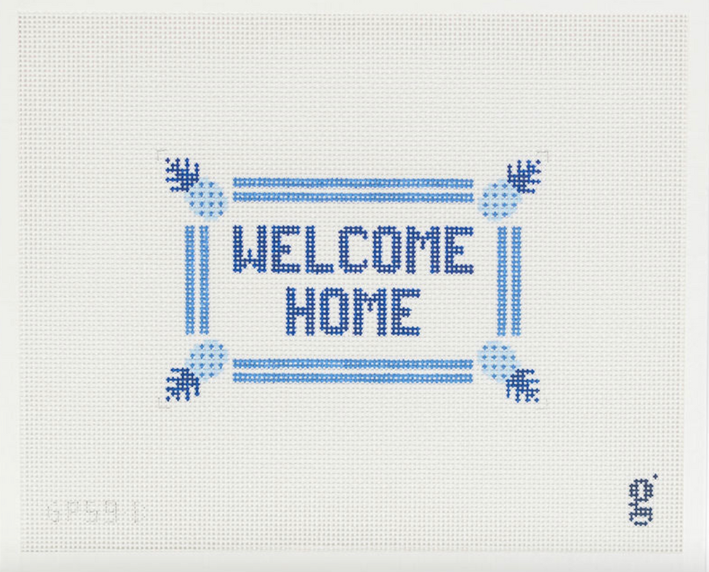 Welcome Home Canvas - KC Needlepoint
