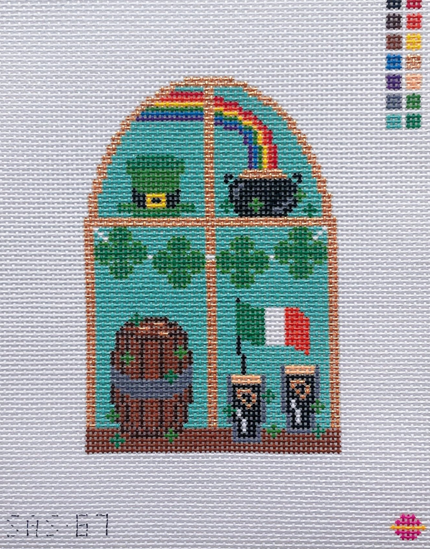 St. Paddy's Skies Canvas - KC Needlepoint