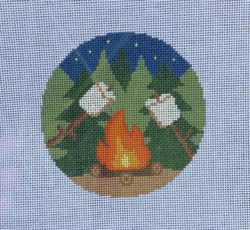 By the Campfire Canvas - KC Needlepoint
