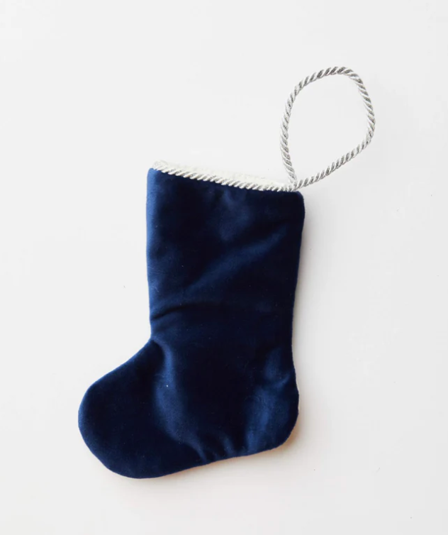 Finished Bauble Stocking: Dinosaur or Alligator? - KC Needlepoint