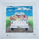 Bloomful Truck Canvas - KC Needlepoint