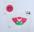 Mrs. Claus 3D Cone Canvas - KC Needlepoint