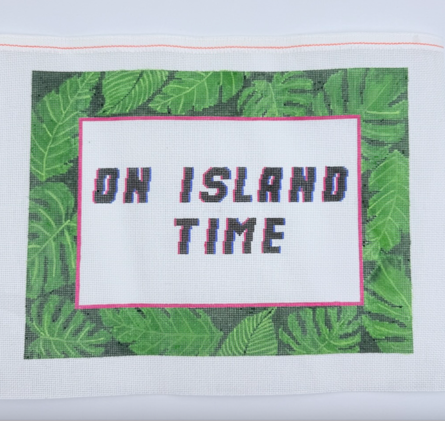 On Island Time Canvas - KC Needlepoint