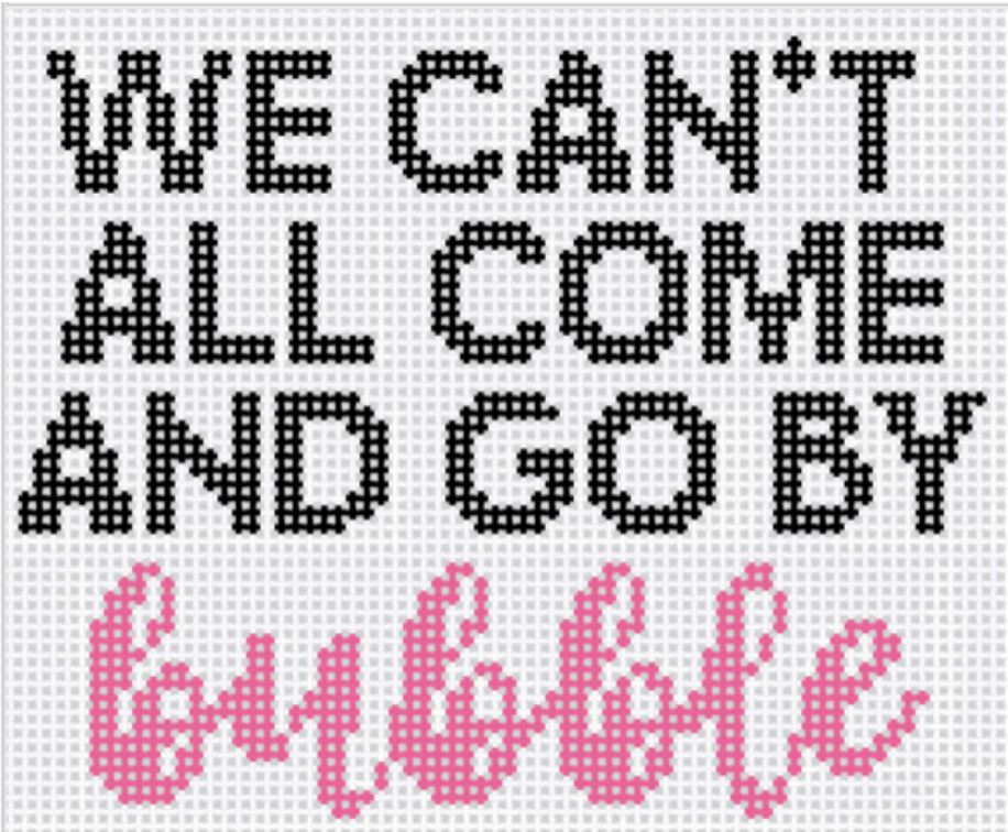 Go By Bubble Canvas - KC Needlepoint