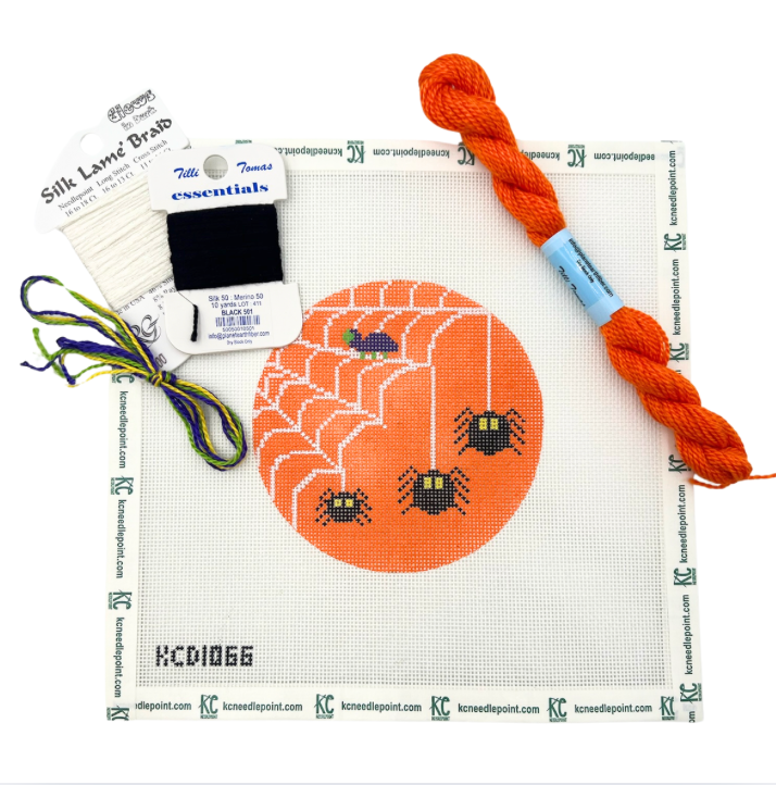 Spider Web Round Kit - KC Needlepoint