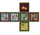 Pear Tree 9, 10, 11, 12 Cube Ornament Canvas - KC Needlepoint