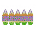 Roses on Purple 3D Egg Canvas - KC Needlepoint