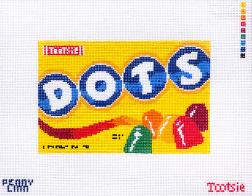 Dots Candy Canvas - KC Needlepoint