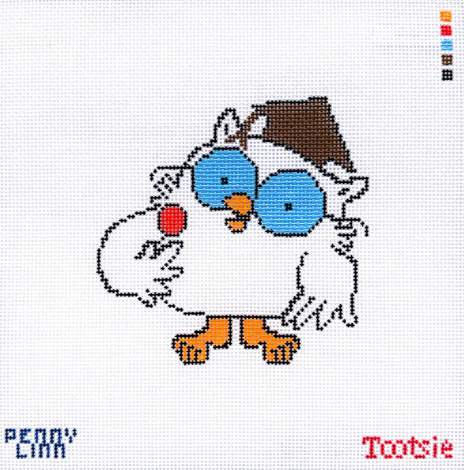Mr. Owl Canvas - KC Needlepoint