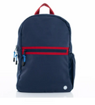 Small Becco Backpack Kids Lux Navy/Red - KC Needlepoint