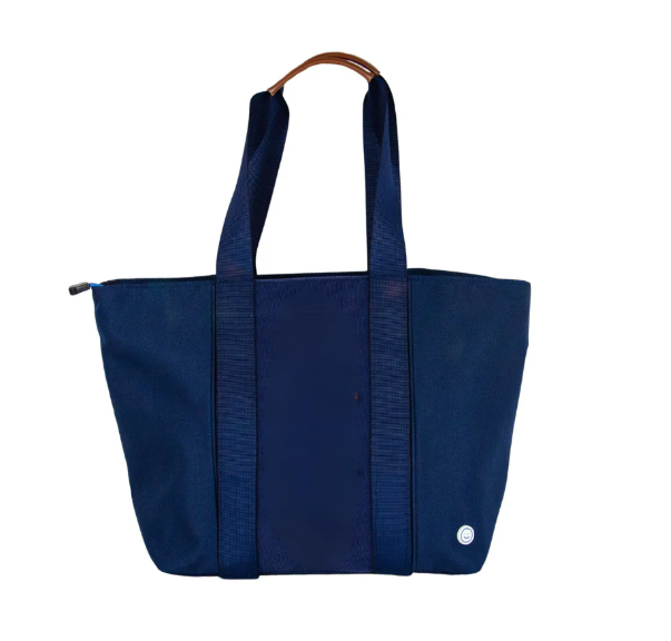 Becco Tote Bag - Navy - KC Needlepoint