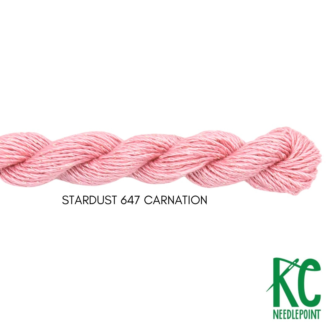 Stardust 647 Carnation - KC Needlepoint