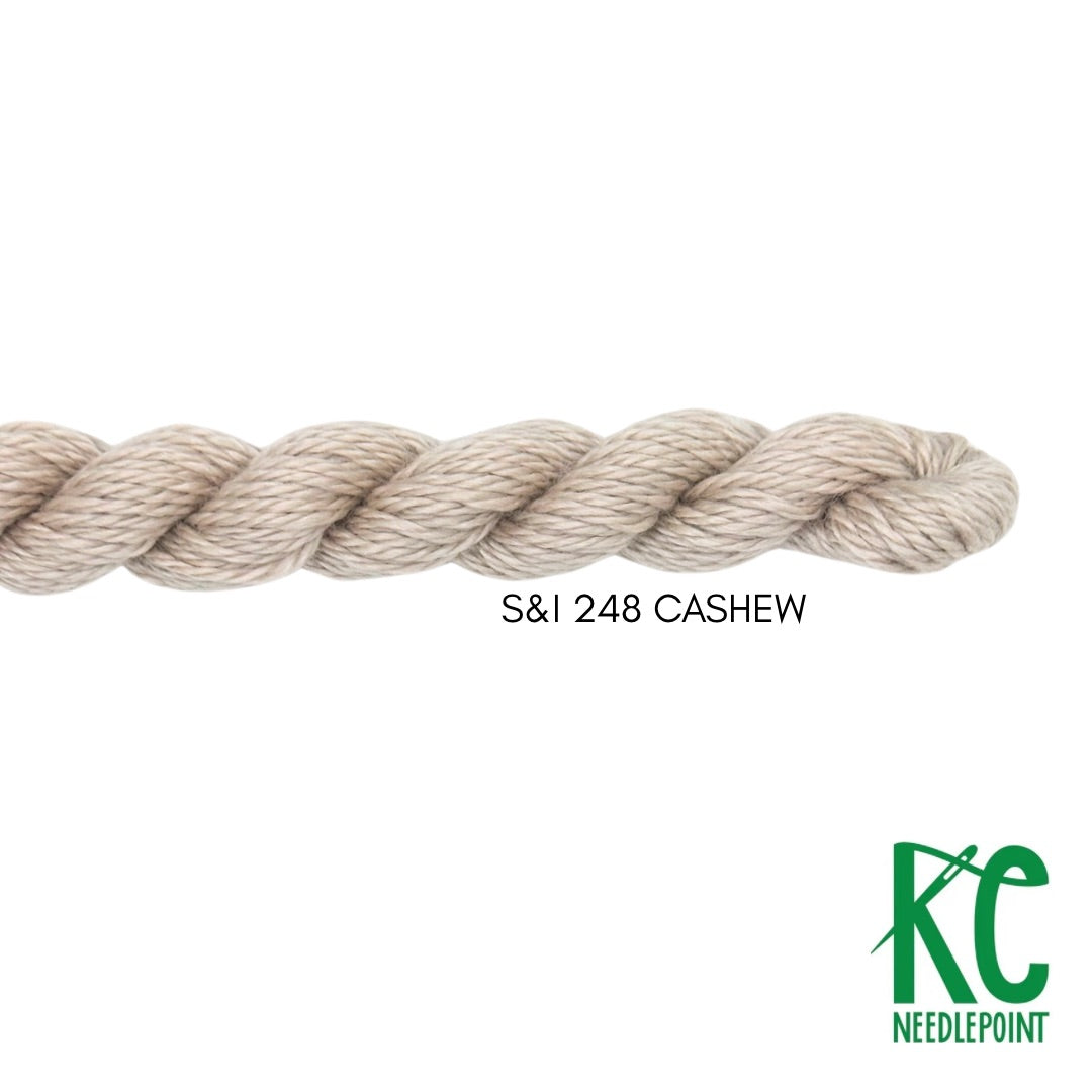 Silk & Ivory 248 Cashew - KC Needlepoint