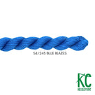 Silk & Ivory 245 Blue Blazes - KC Needlepoint