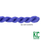 Silk & Ivory 243 Clematis - KC Needlepoint