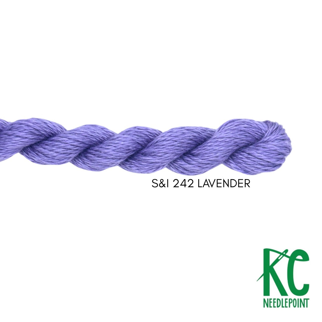 Silk & Ivory 242 Lavender - KC Needlepoint