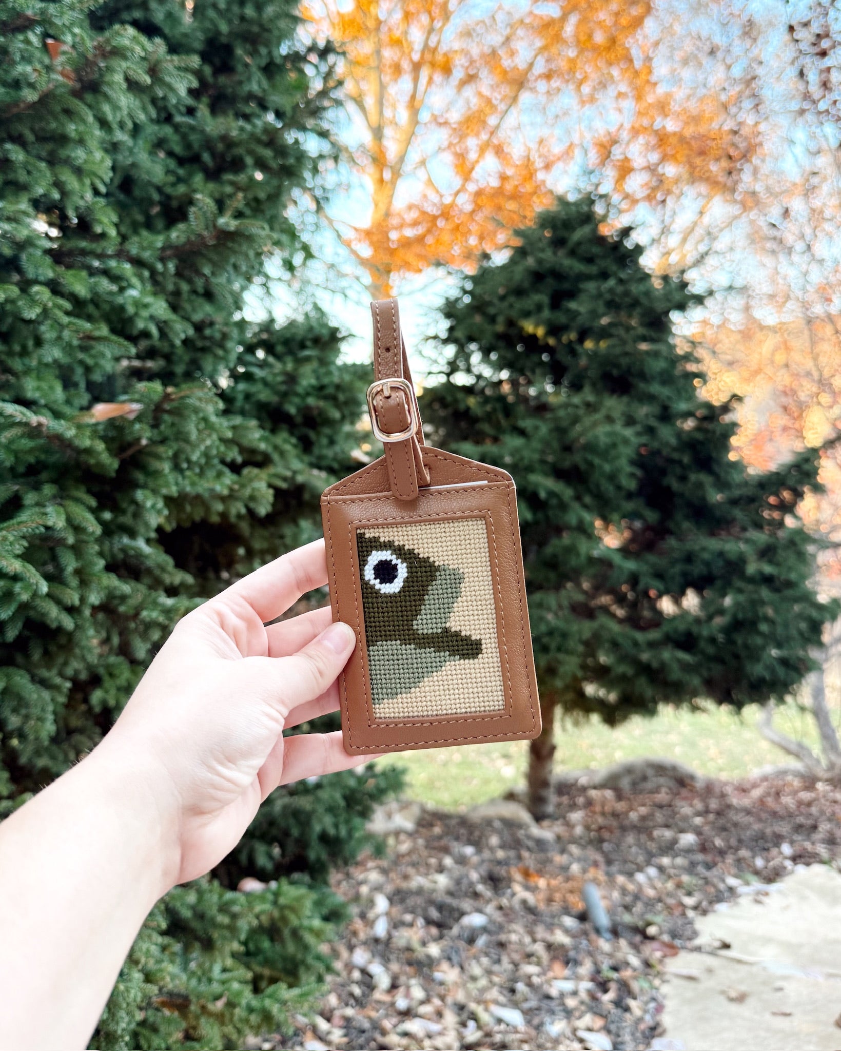 Gone Stitchin' Bag/Luggage Tag Kit - KC Needlepoint