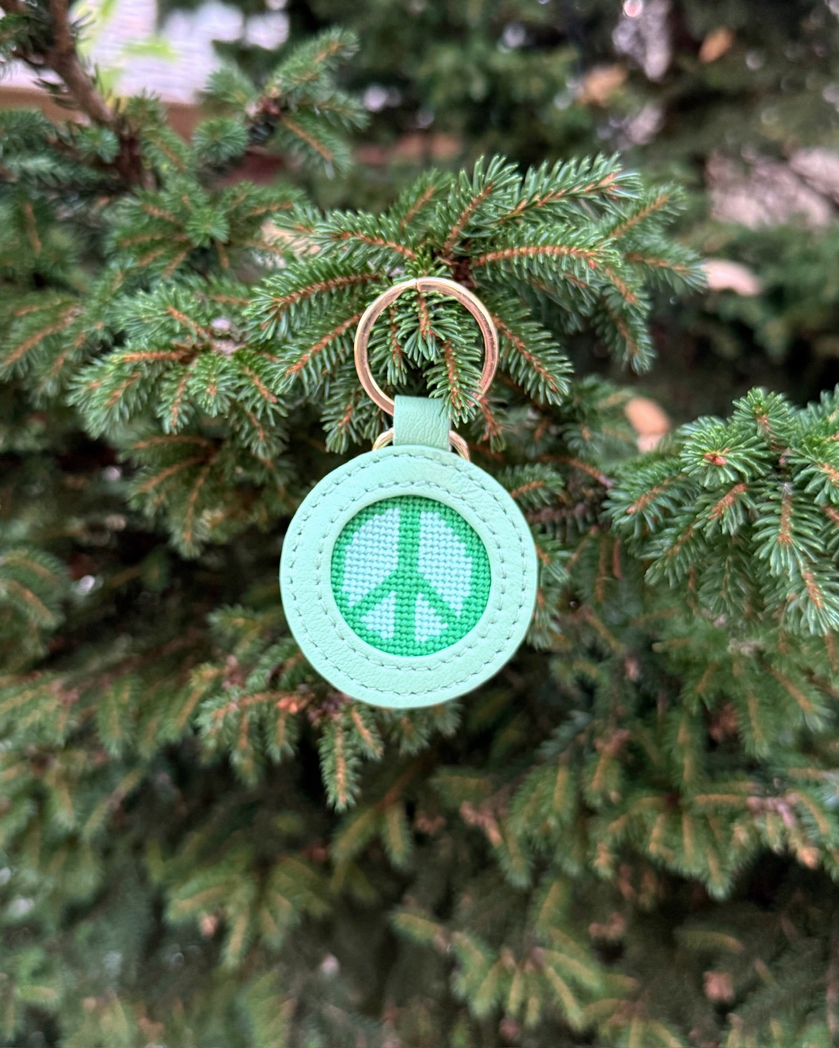Peace Out Bag Tag/Key Fob Kit - KC Needlepoint