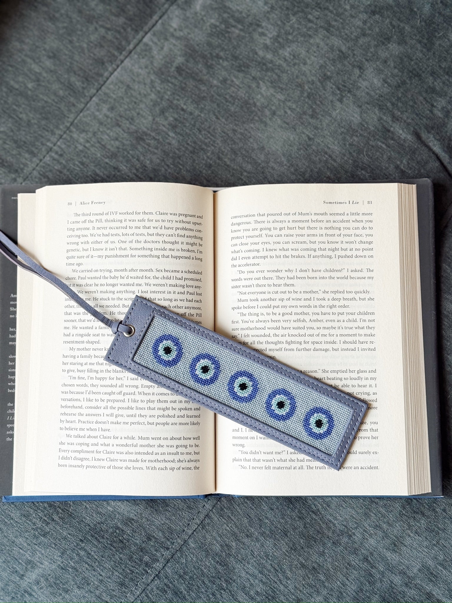 "Keeping Watch" Happy Stitching All-In-One Bookmark Kit - KC Needlepoint