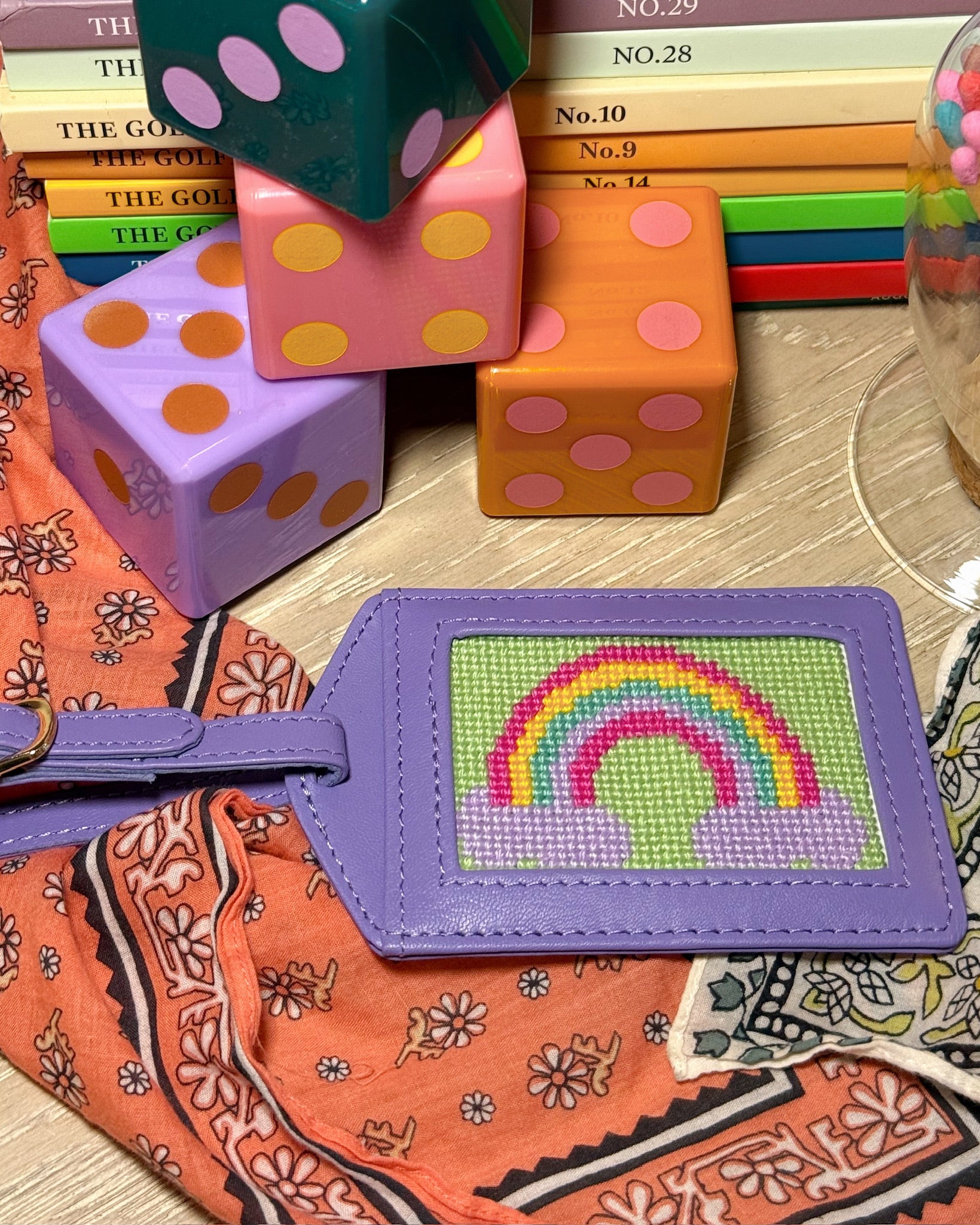Cloud Hopping Bag/Luggage Tag Kit - KC Needlepoint