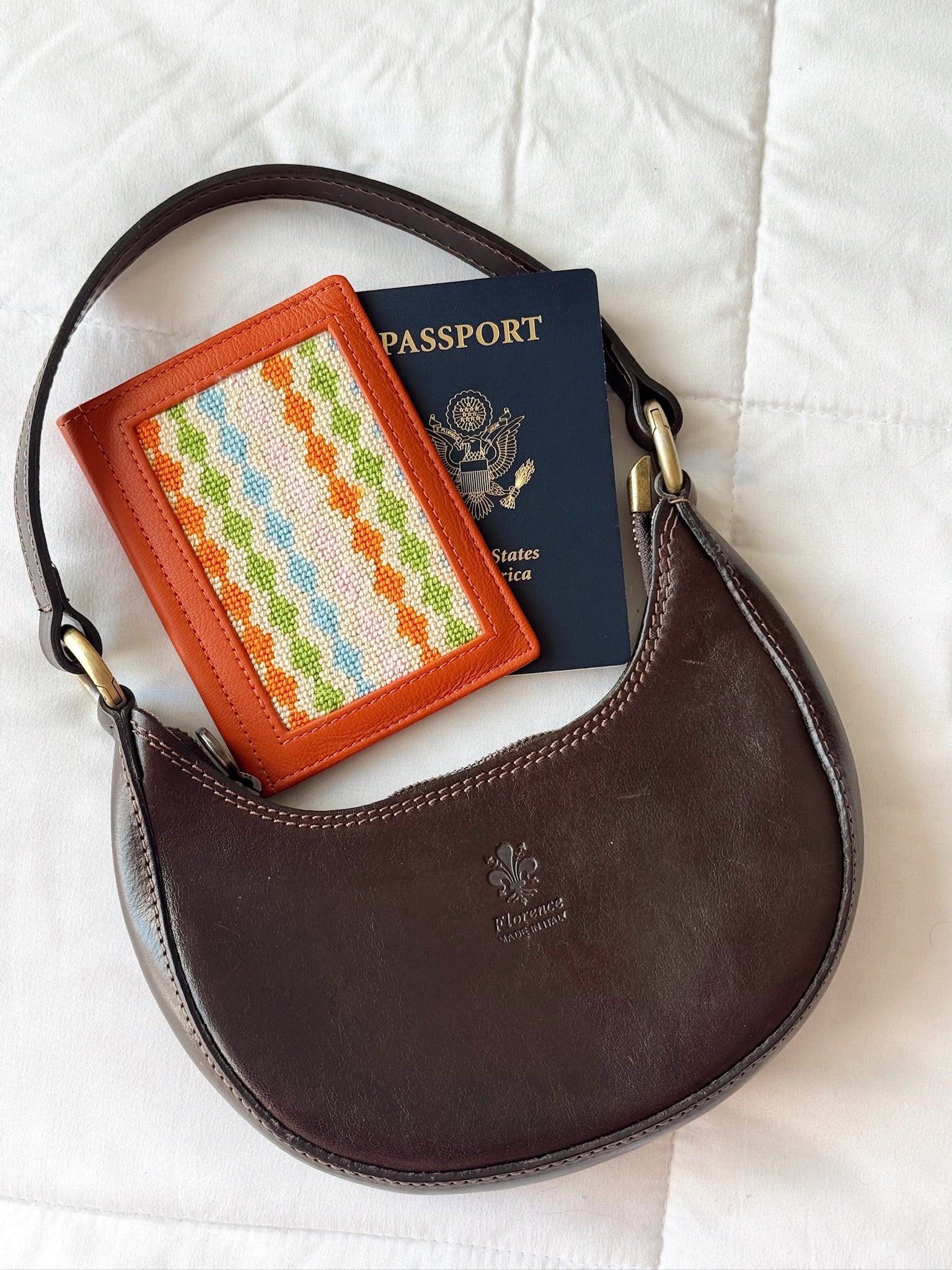 "Wanderline" Happy Stitching All-In-One Passport Case Kit - KC Needlepoint
